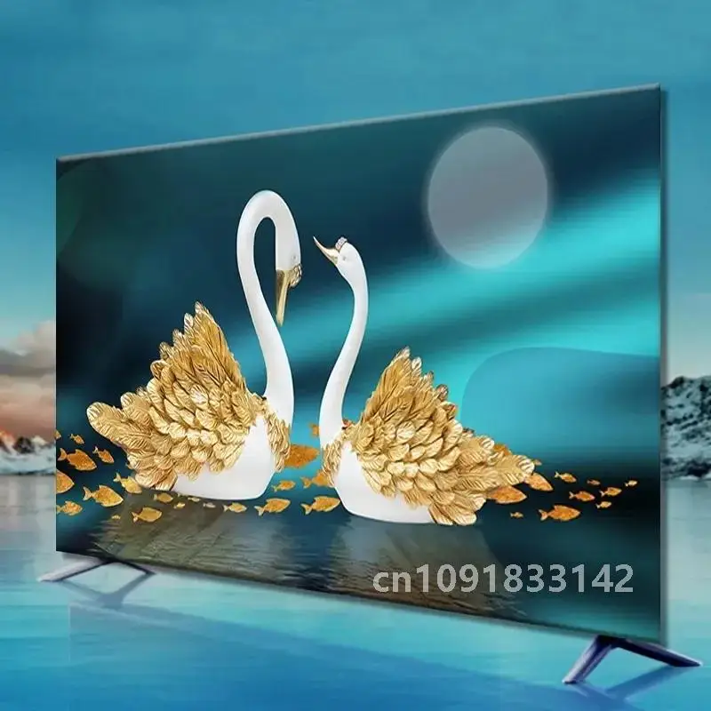 GoodTop Универсальный чехол для телевизора защитный бытовой пылезащитный тканевый