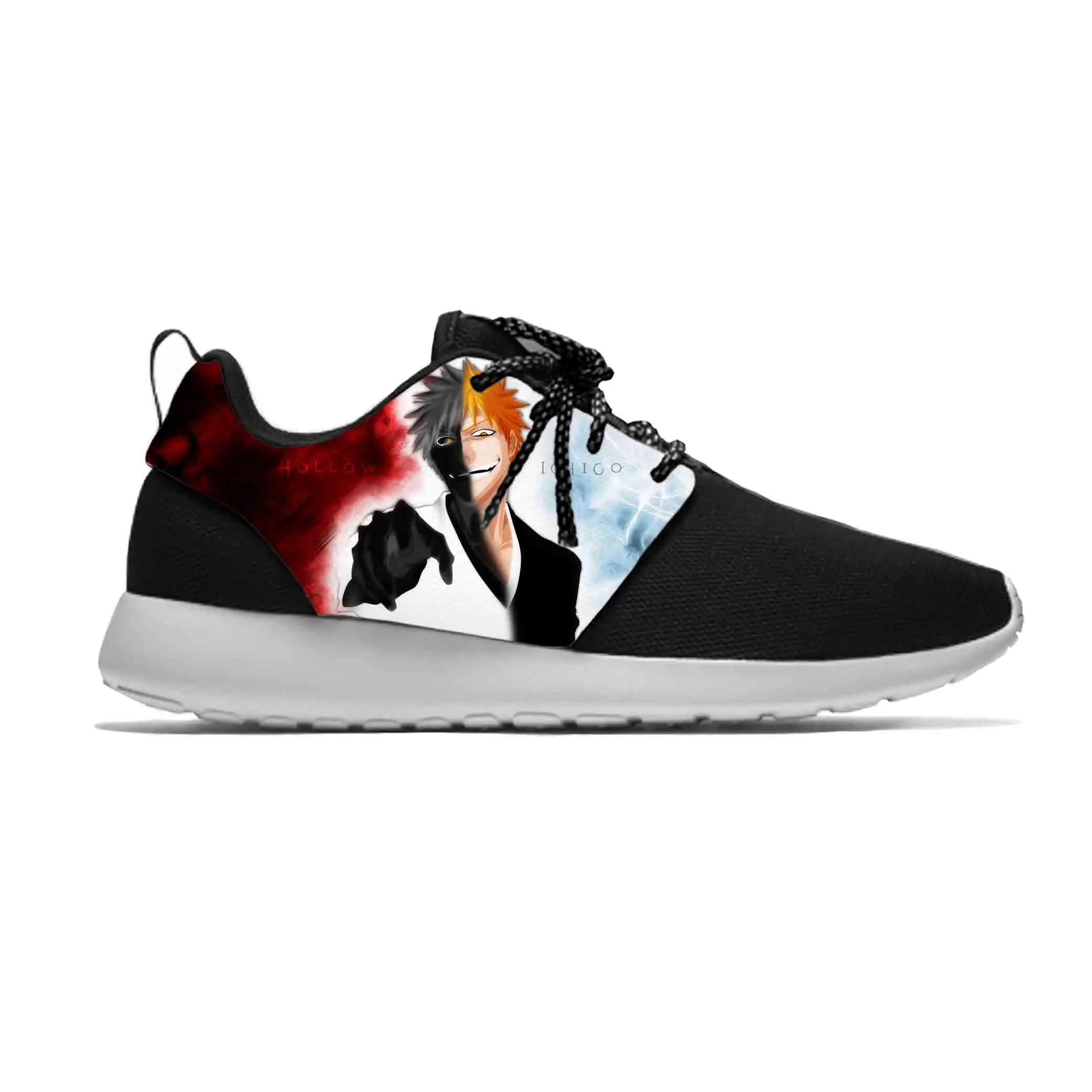 

Anime Manga Cartoon Bleach Kurosaki Ichigo Fashion Sport Running Shoes Casual Breathable Lightweight 3D Print Men Women Sneakers