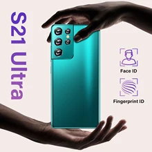 S21 Ultra 5G 7.3 Inch Smartphone 6000mAh 24MP+48MP 12GB+512GB Unlock Mobile Phones Celular Global Version