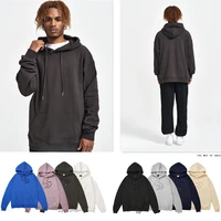 high quality mens cotton solid color sweatshirt oversize crew neck hoodies casual couple bottoming men clothing lounge wear