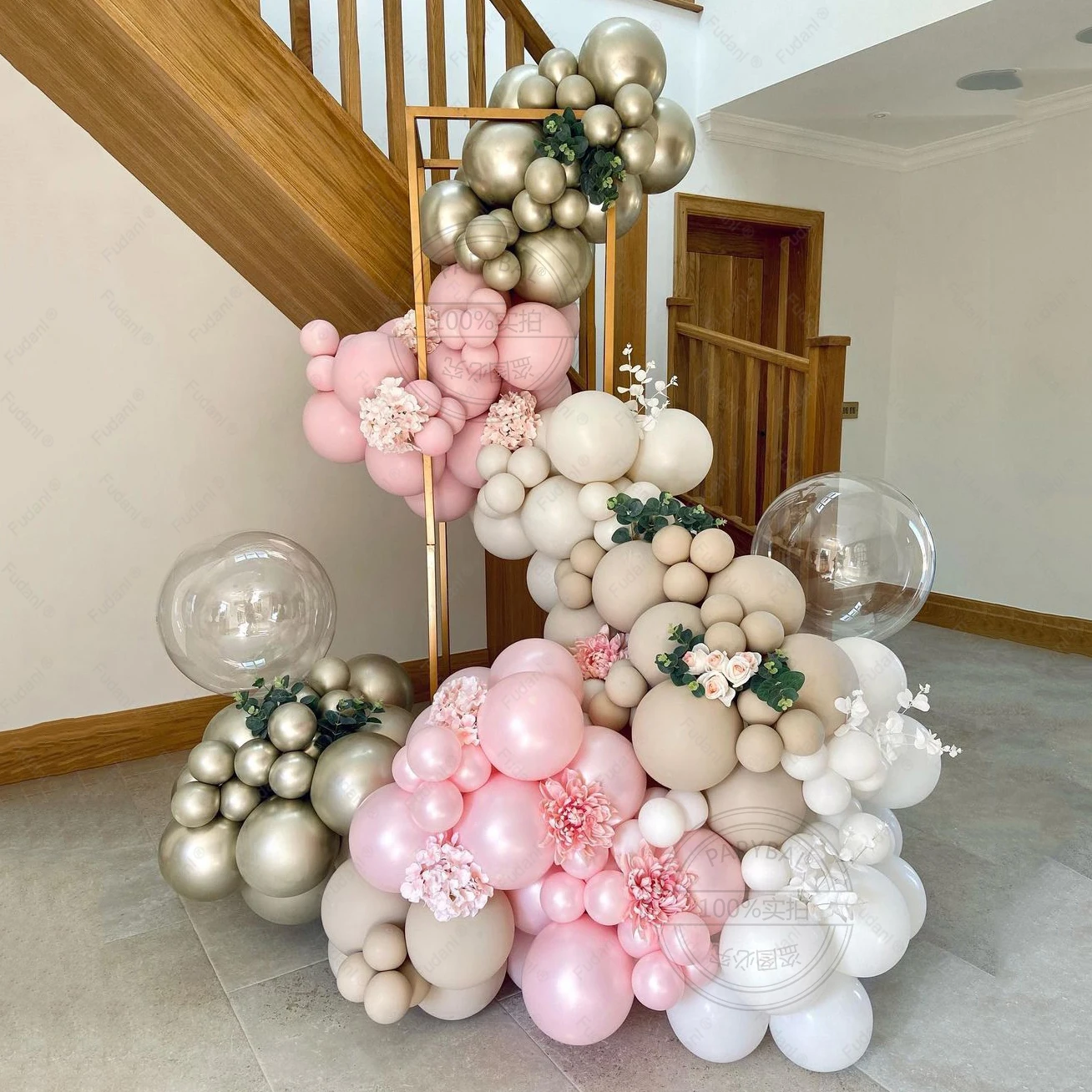 

162pcs Pink White Birthday Balloons Garland Arch Kit For Baby Shower Party Decors Air Globos Supplies Infltable Kids Toys Gifts