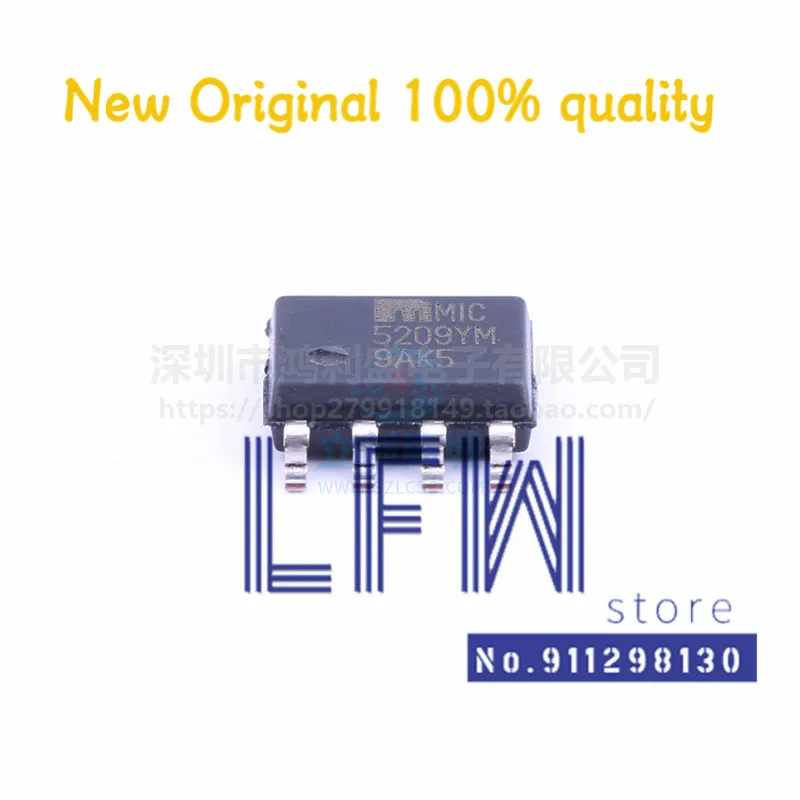 

5pcs/lot MIC5209YM MIC5209 5209YM 5209 SOP8 Chipset 100% New&Original In Stock