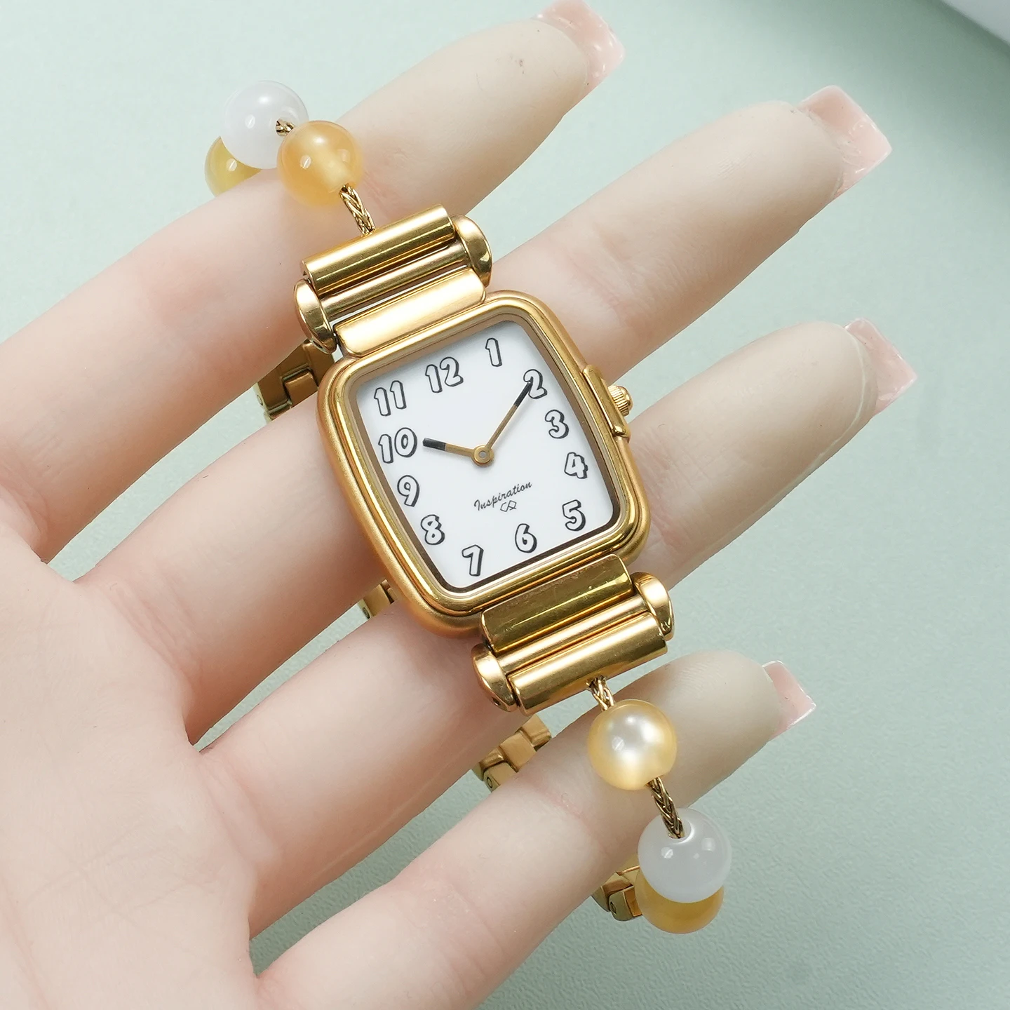 Фото Браслет из нержавеющей стали цвета розового золота 14 мм для Armani AR11059, AR1908, AR1926, для коллекции Fiyta Four-Leaf Clover Charming. №4