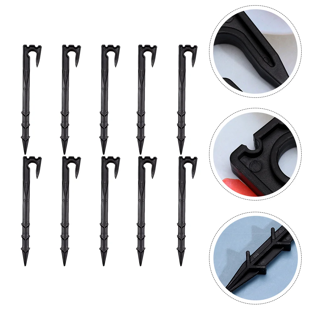 

20pcs Supportive Irrigation Gardening Fixing Rod Ground Stakes Garden Ground Nail