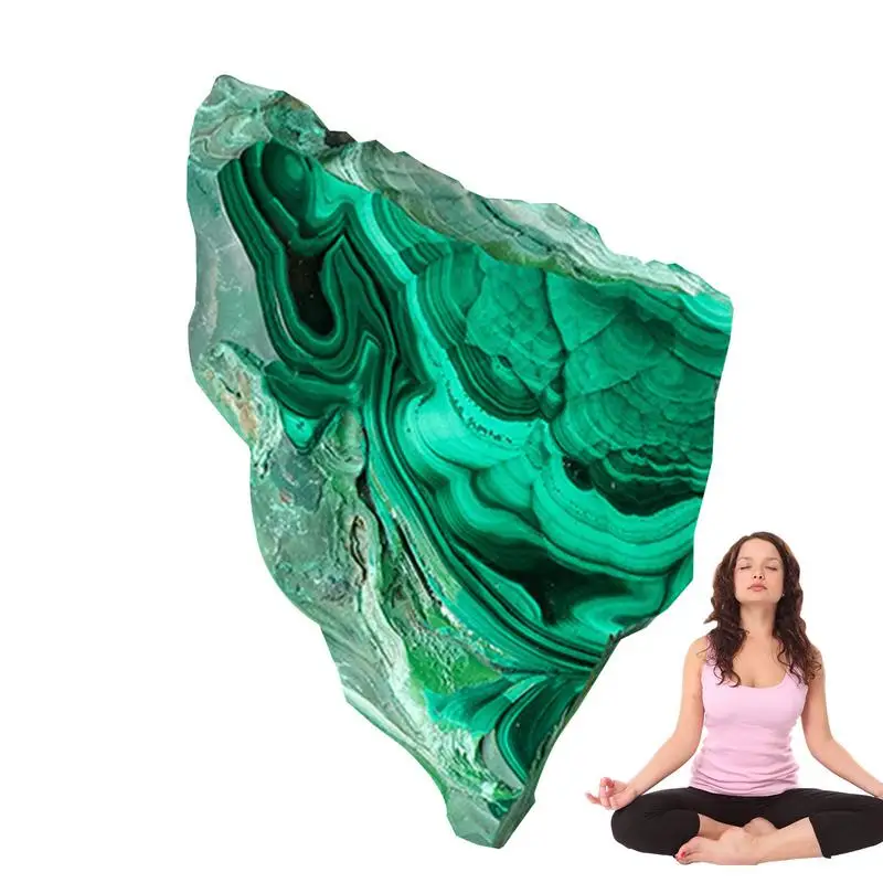 Натуральный кристалл малахит, кусочки малахита, необработанный камень, необработанный кристалл, Классический камень, кубик минералов, образец гравия для домашнего сада