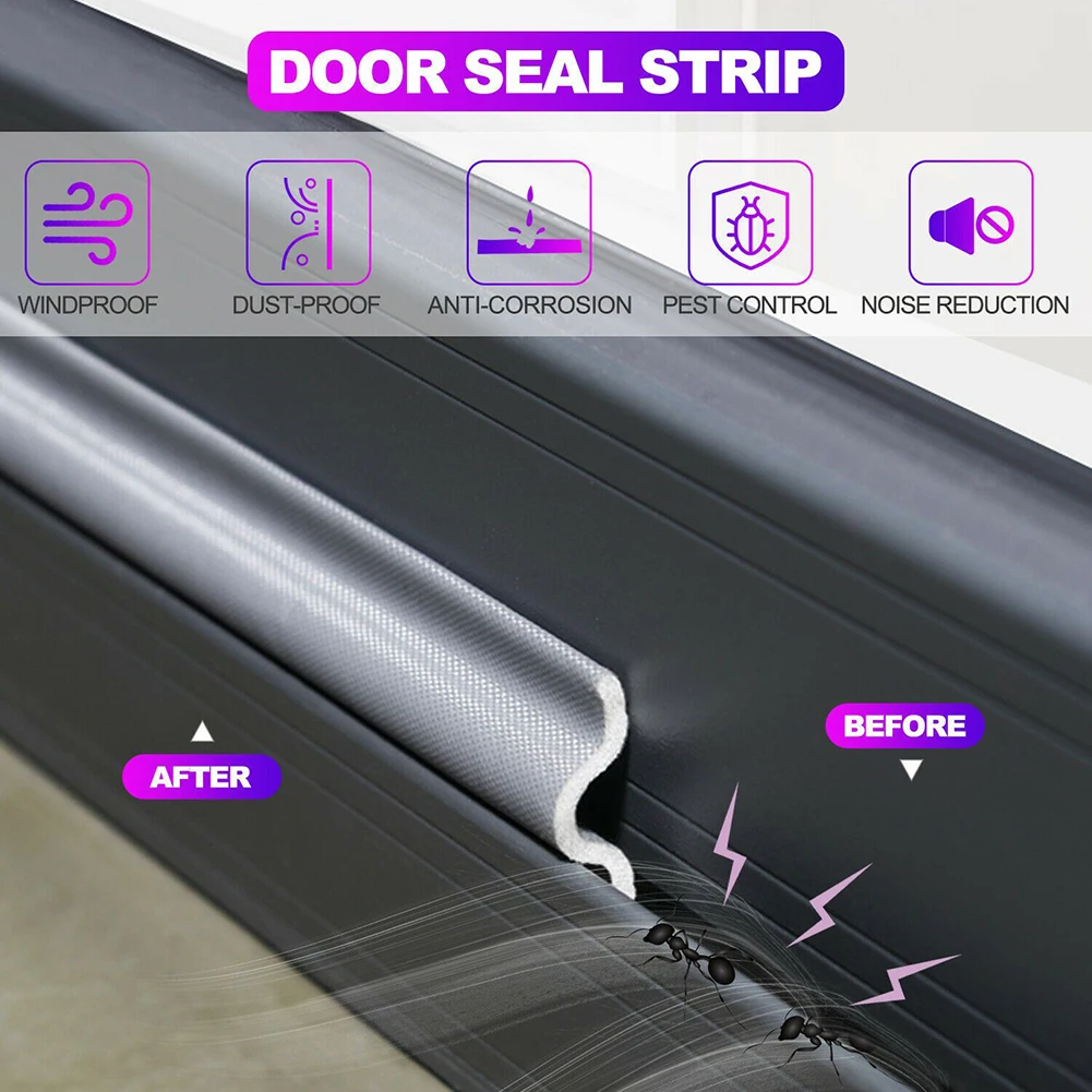 

2-8m Windoww Sealing Strip Weather Seal PU Form Door Stripping Self Adhesive Home Decoration Environmental Protection Materials