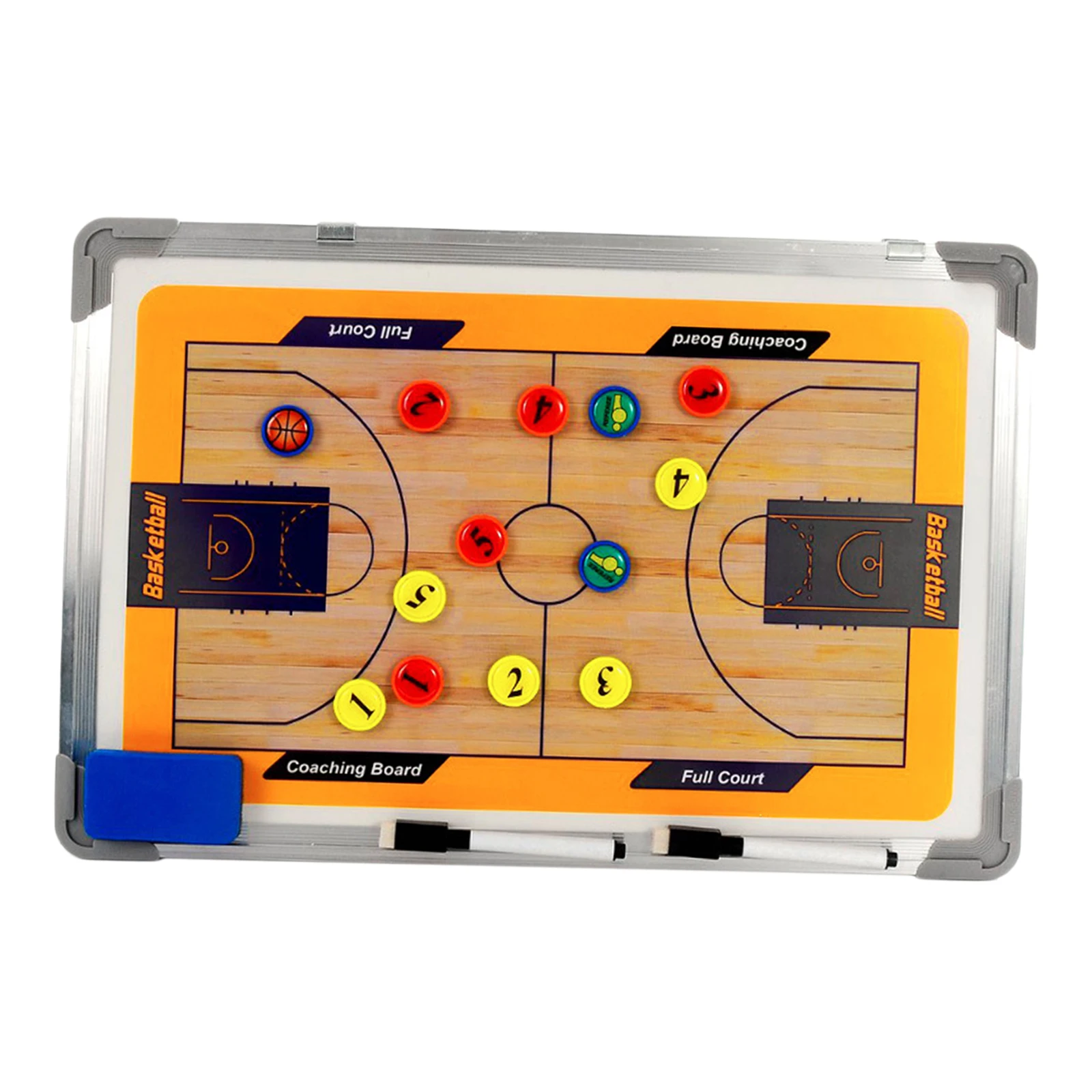 

Double Sided Basketball Coaching Board Coaches Clipboard for Training