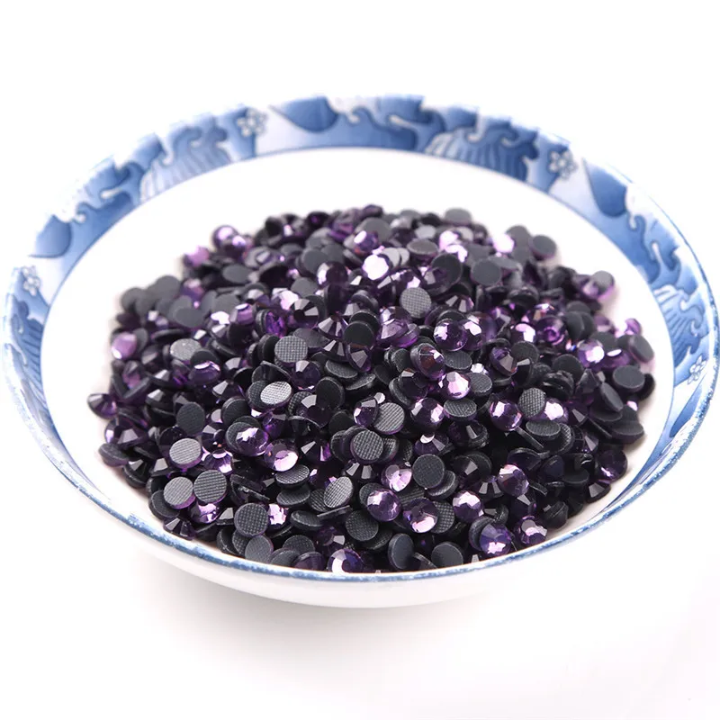 

5упак./лот ss20 (4,6-4,8 мм) DMC Фиолетовый Цвет Кристалл Стразы s DMC Горячая фиксация камень/хрустальные бусины россыпью Стразы