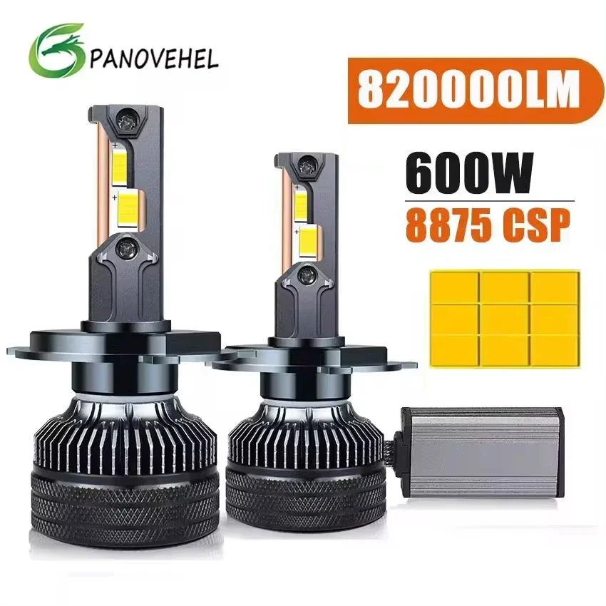 PANOVEHEL Canbus Автомобильная светодиодная фара H4 LED H7 H8 H9 H11 H1 9005 HB3 9006 HB4 Автоматическая