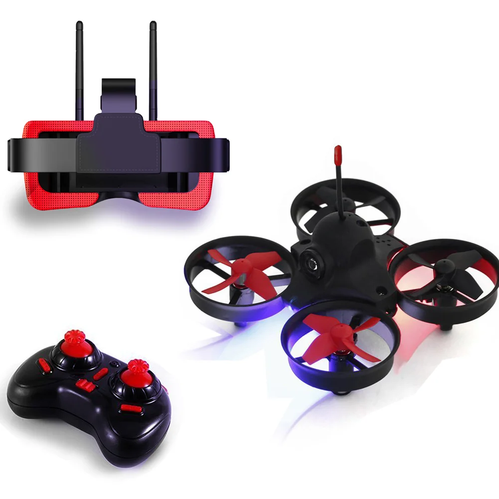 RTF Micro FPV RC Racing Quadcopter Toys w/ 5.8G S2 800TVL 40CH Camera / 3Inch LS-VR009 FPV Goggles VR Headset Helicopter Drone