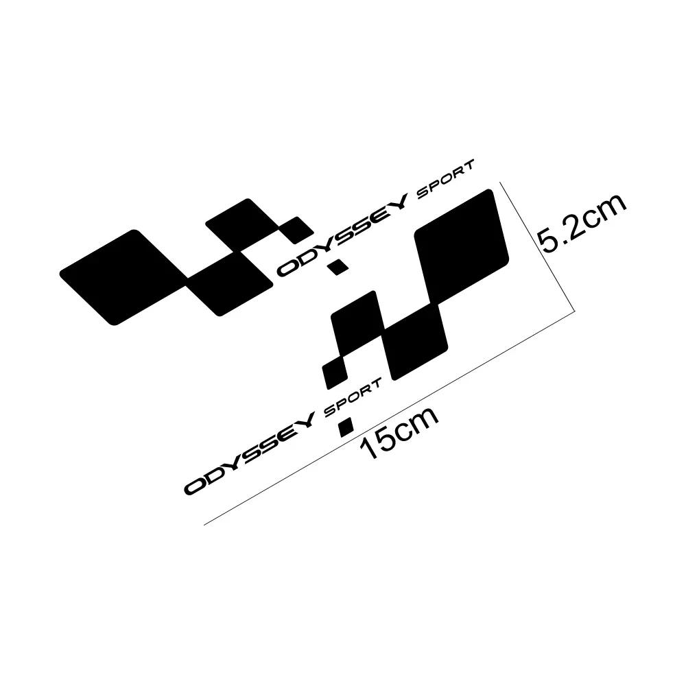 Автомобильная наклейка на зеркало заднего вида Motor Racing Sport Decor Decal Auto Accessories For Honda