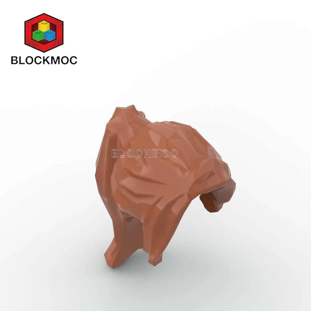 10 шт. 62696 совместимые детали MOC кубики парик с длинным конским хвостом для частиц