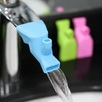 bathroom sink nozzle faucet extender kitchen rubber elastic faucet children water saving tap extension for bathroom accessories