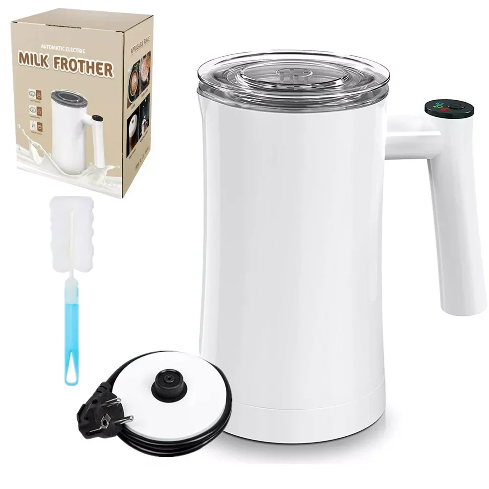 

3 in 1 Multifunction Milk Frother 350ml Large Capacity Automatic Milk Steamer for Latte Cappuccino Coffee Foamer Heater Hot Cold