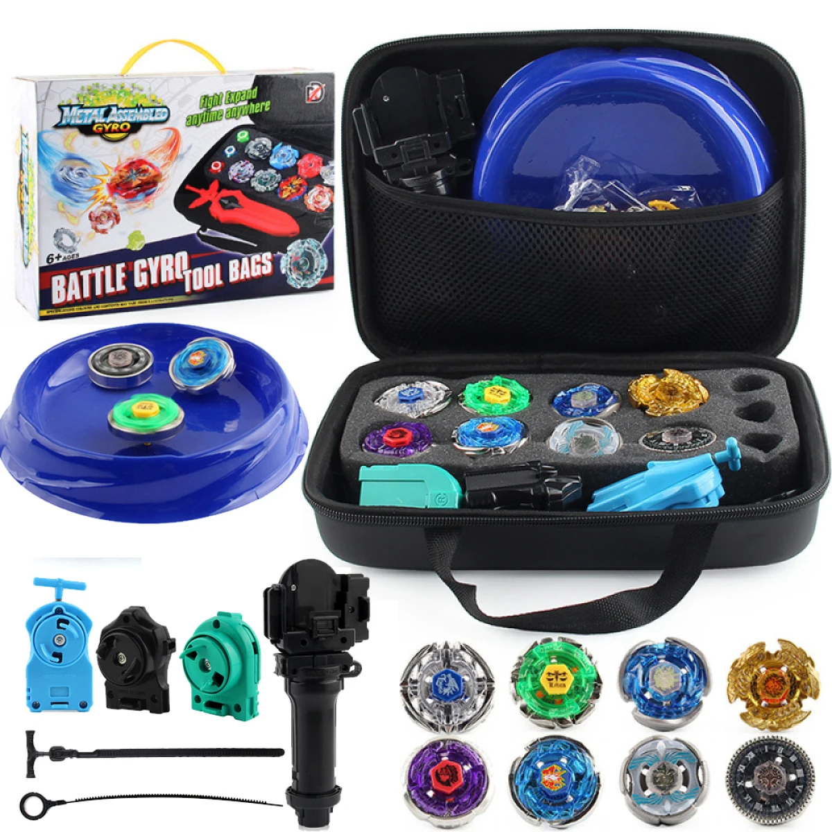 

Bleyblade Toupie Bayblade Металлический Набор Beybattle из сплава с сумкой для хранения игрушек для детей