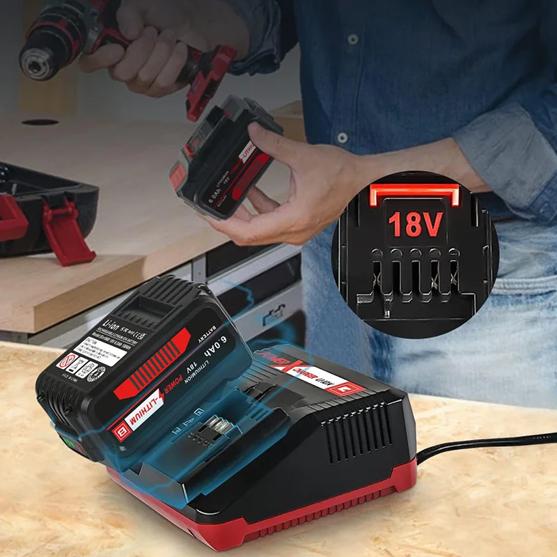 Индивидуальный аккумулятор для электроинструмента емкостью логотипа литиевой