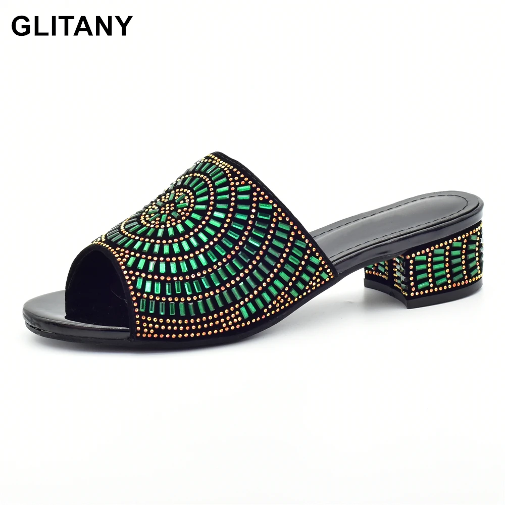 

New Fashion Luxery Shoes Lady Womens Wedding Shoes Bride Low Heels Women Plus Size Shoes Luxury Rhinestone Women Party Pumps