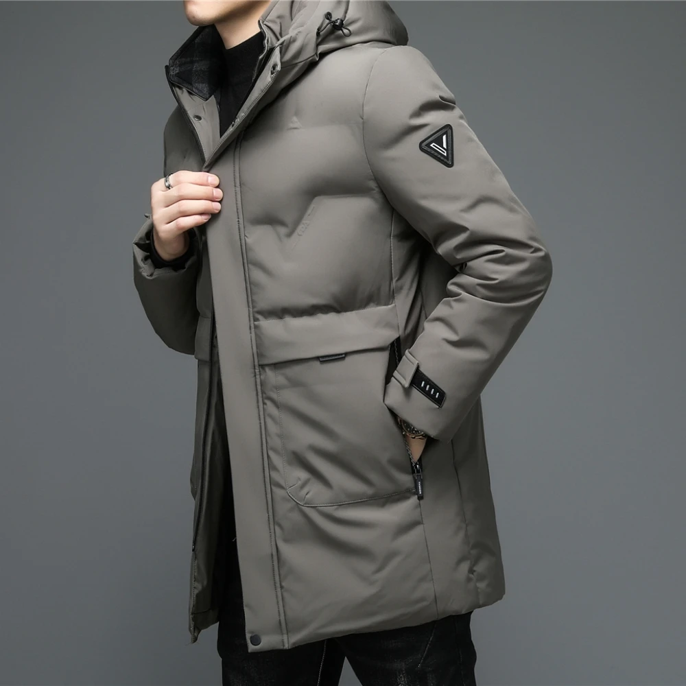 COODRONY Brand Men's Parka Winter New Arrival Hooded Long Jacket Men Thick Warm Windbreaker Zipper Big Pocket Outwear Coat Z8150