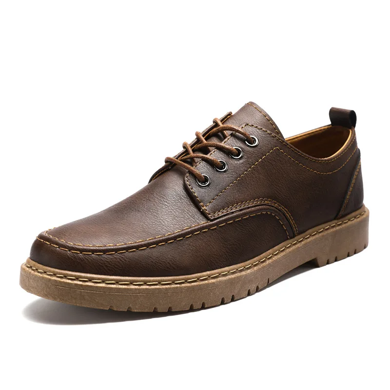 

Men's low-top business casual leather shoes formal leather shoes all-match casual shoes shock-absorbing shoes wear-resistant