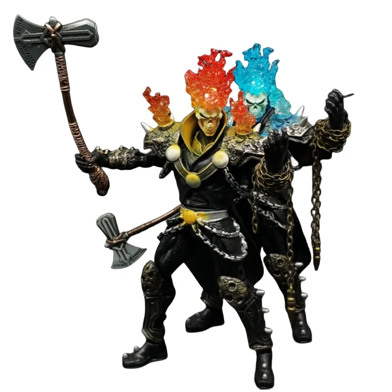 

Marvel Ghost Rider 7-inch anime figure movable figure biohazard model creative personality cool ornaments children's toys gifts