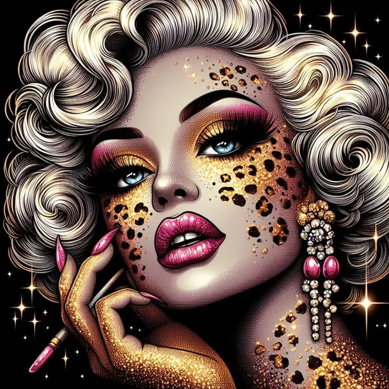 Набор Алмазной Живописи Мэрилин Монро-модная Вышивка Звезд Сделай Сам Мозаика