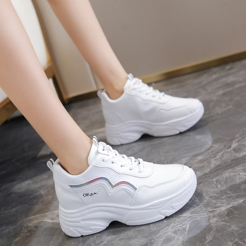 

Non-Casual Leather Shoes Runnning Best Sellers 2022 Products Size White Women's Sneakers Height Increasing Luxury Shoes Tennis