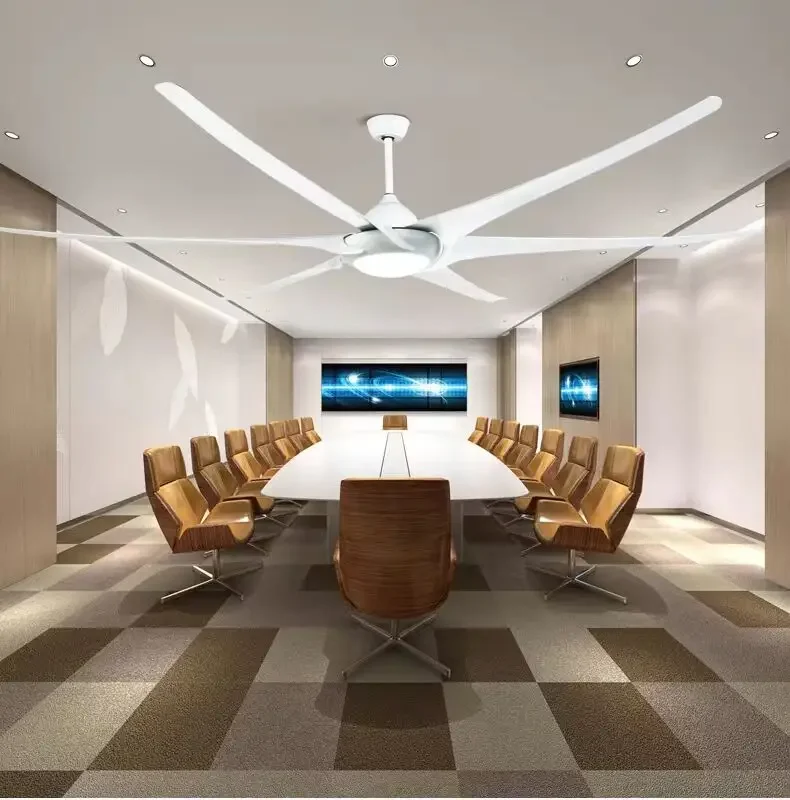 100-дюймовые большие потолочные вентиляторы с подсветкой двигателем постоянного