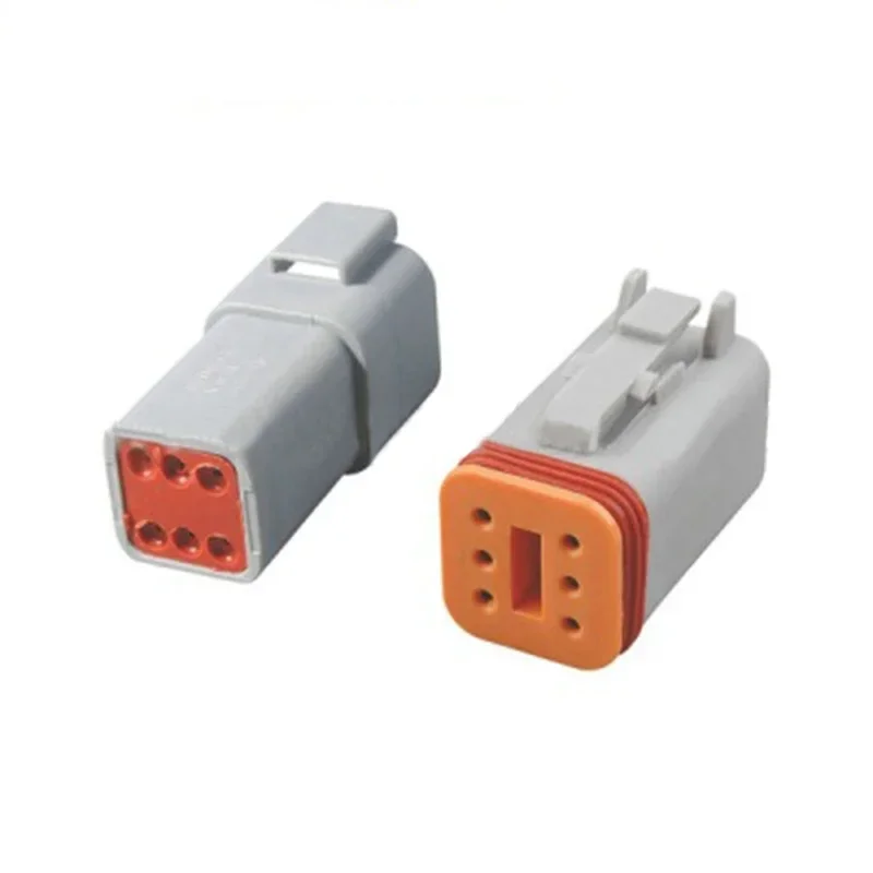 5/10/20/50/100 комплектов 6-контактный автоматический жгут проводов электрический разъем «папа» и «мама» DT04-6P DT06-6S