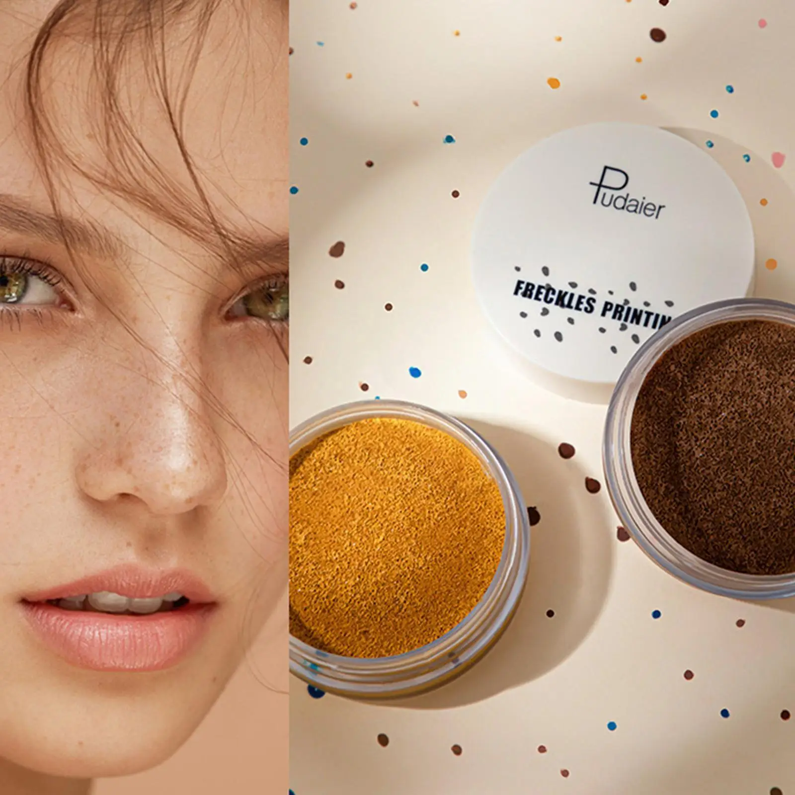 

Freckled Stamp Kit Lifelike Freckle Pen Pink Makeup Effortless Ink Spot Pad Dot Sunkissed The Waterproof Look Create Most P A5A5