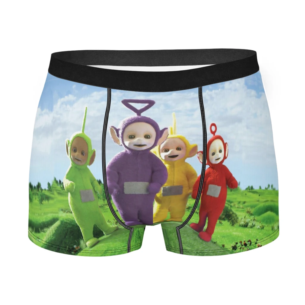 

Трусы Teletubbies мужские хлопковые, нижнее белье, пикантные шорты, трусы-боксеры