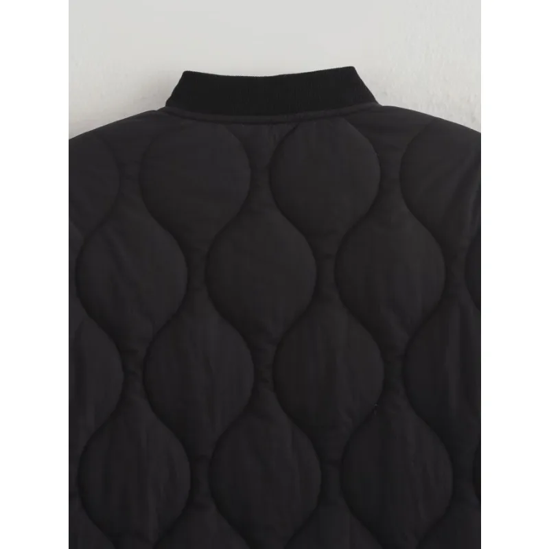 TRAF ZR стеганое пальто новая верхняя одежда зимняя парка с леопардовым принтом на