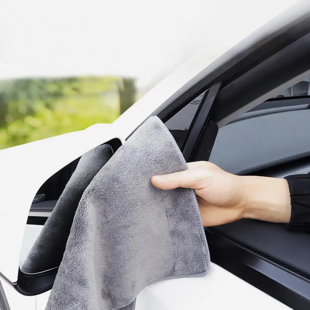 

Wear Resistant Solid Color Scratch-Free Car Cleaning Polishing Cloth for Auto