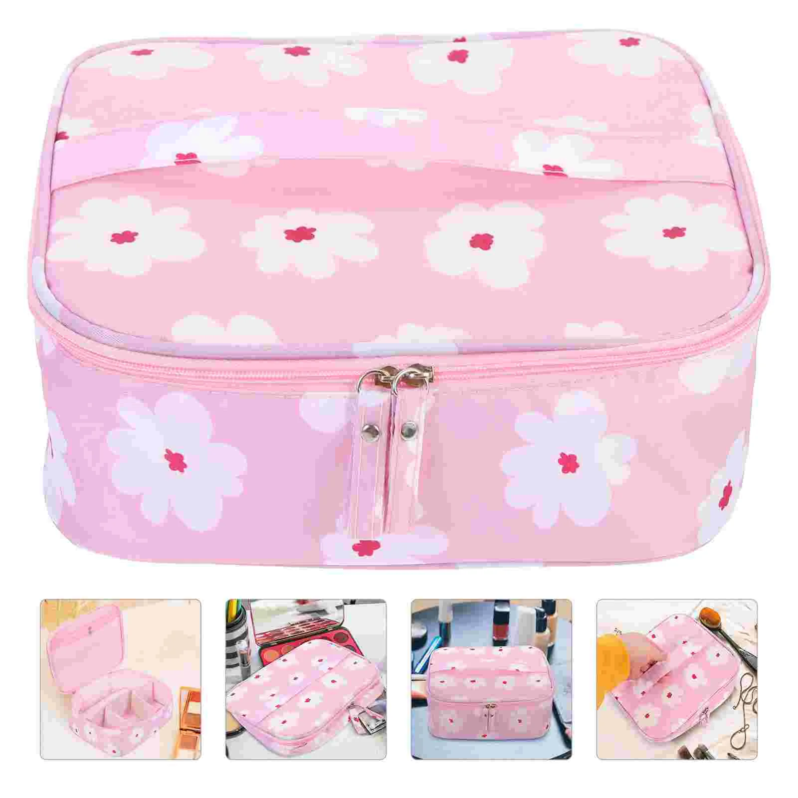 

Container Portable Travel Toiletry Bag Travel Makeup Bag Travel Bag for Home Toiletries Cosmetics