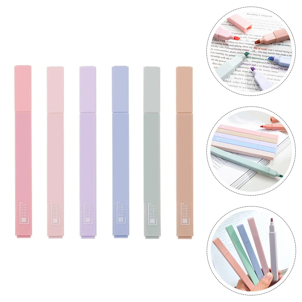 

Pen Highlighter Marker Pens Highlighters Markers Mark Book Marking Large Colored Chisel Tip Pastel Highlight Aesthetic Bible