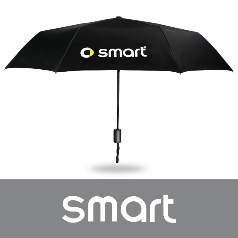 

Складной зонт для Smart Fortwo Forfour 453 451 450, большой Ветрозащитный Зонт от дождя, полностью автоматический, компактный, 3 дюйма, автомобильные аксессуары