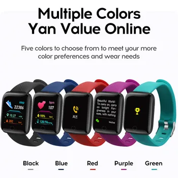 For Xiaomi Bluetooth Smart Watch Men Women Blood Pressure Heart Rate Monitor Sport Smartwatch Tracker Reminder Sleep Monitoring 6