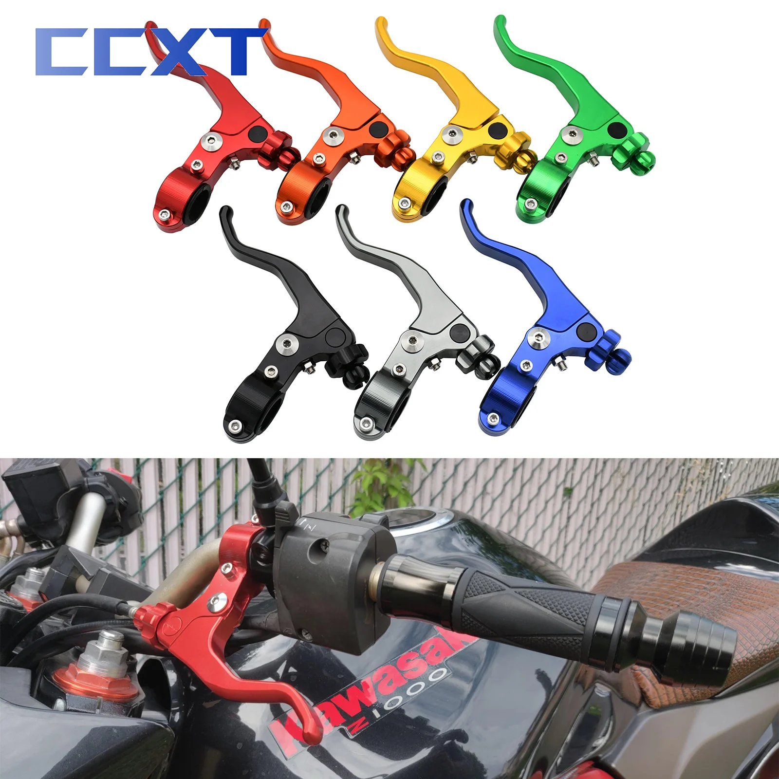 

Motorcycle Short Stunt Clutch Lever Easy Pull Cable System For Honda Yamaha Kawasaki Buell Ducati Triumph Street Bikes Universal
