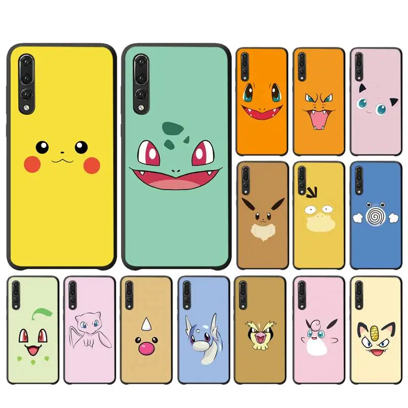 

BANDAI Pokemon Phone Case for Huawei P30 40 20 10 8 9 lite pro plus Psmart2019