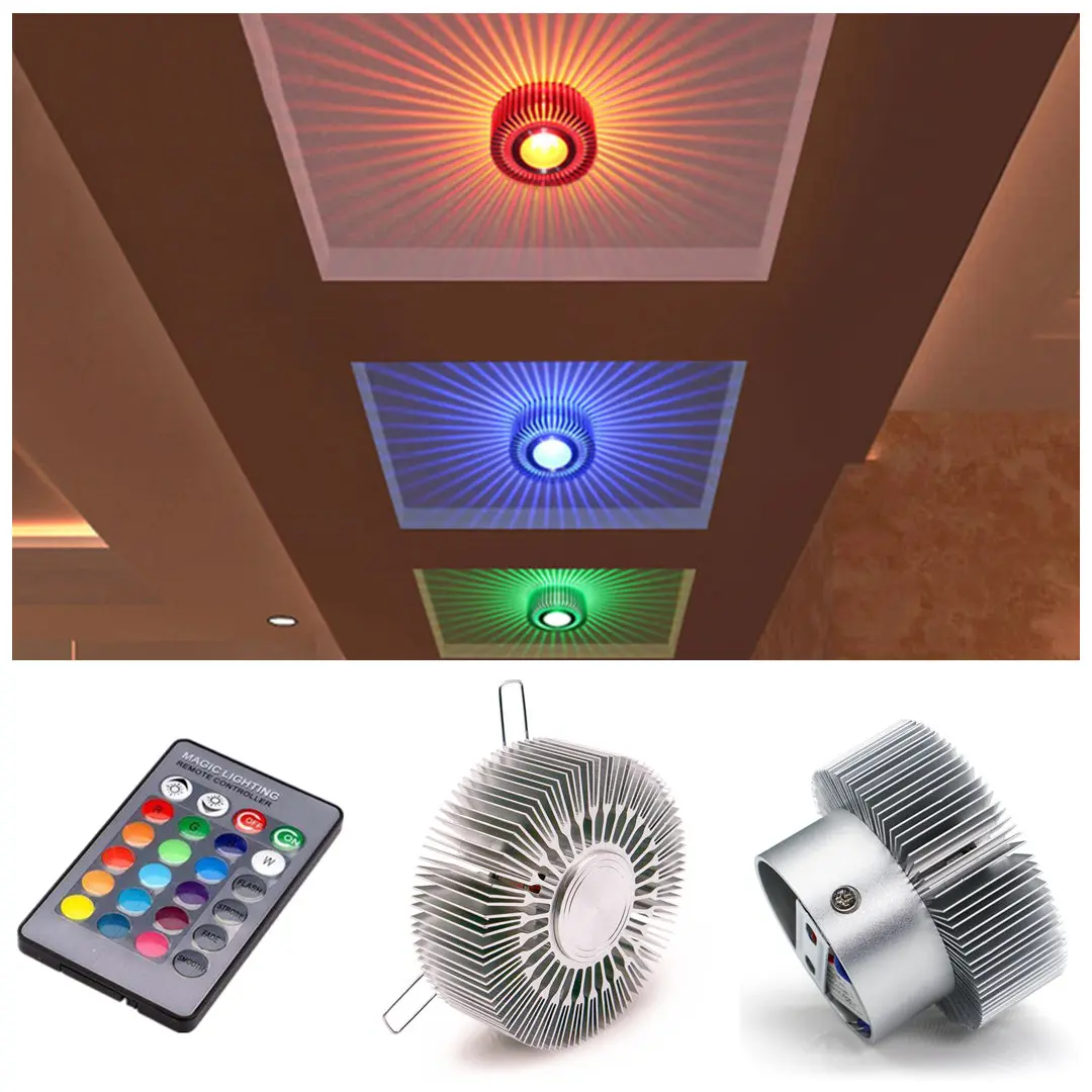 Современный светодиодный потолочный светильник с дистанционным управлением