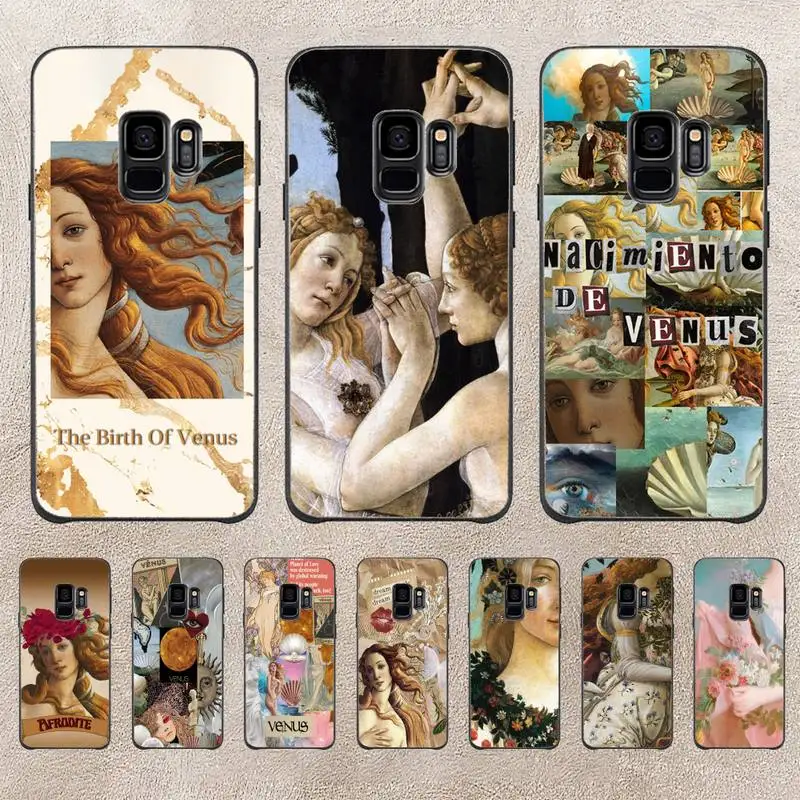 

Art Painting Birth Of Venus Phone Case For Samsung Galaxy Plus S9 S20Plus S20ULTRA S10lite S225G S10 Note20ultra Case