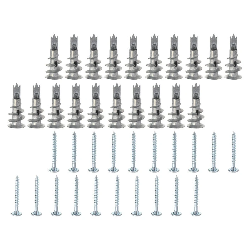 

100 Pcs Screws Useful Creative Practical Plasterboard Fixings Drywall Anchors Anchor Screws For Home
