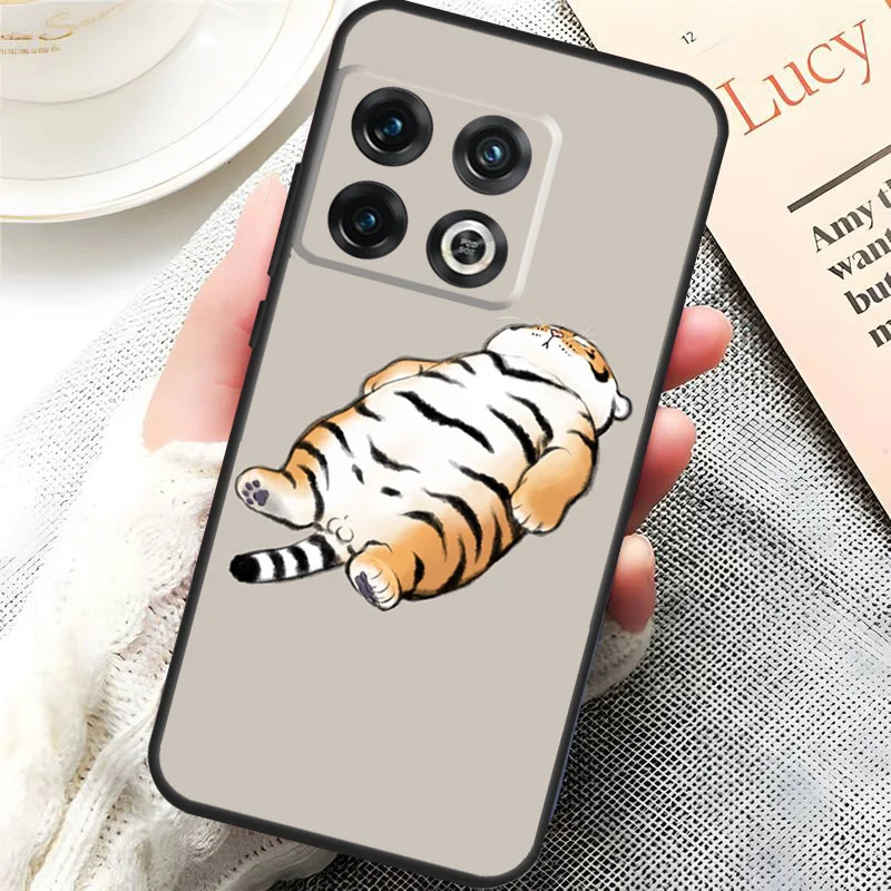 fat tiger Cartoon Funny Phone Case For OnePlus 10 8 9 Pro 8T 9R 10T Cover For OnePlus Nord 2 2T N10 N100 N20 N200 images - 6