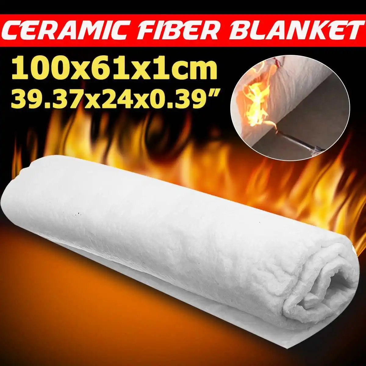 

61x100cm 10mm Motorcycle Exhaust Insulation Cotton Exhaust Silencer Wadding Sheet Insulation Cotton Blanket