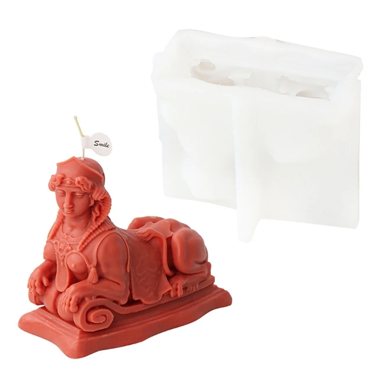 

A0KD форма королевы льва эпоксидная смола форма DIY ароматерапия свеча силиконовая форма DIY штукатурки украшение стола