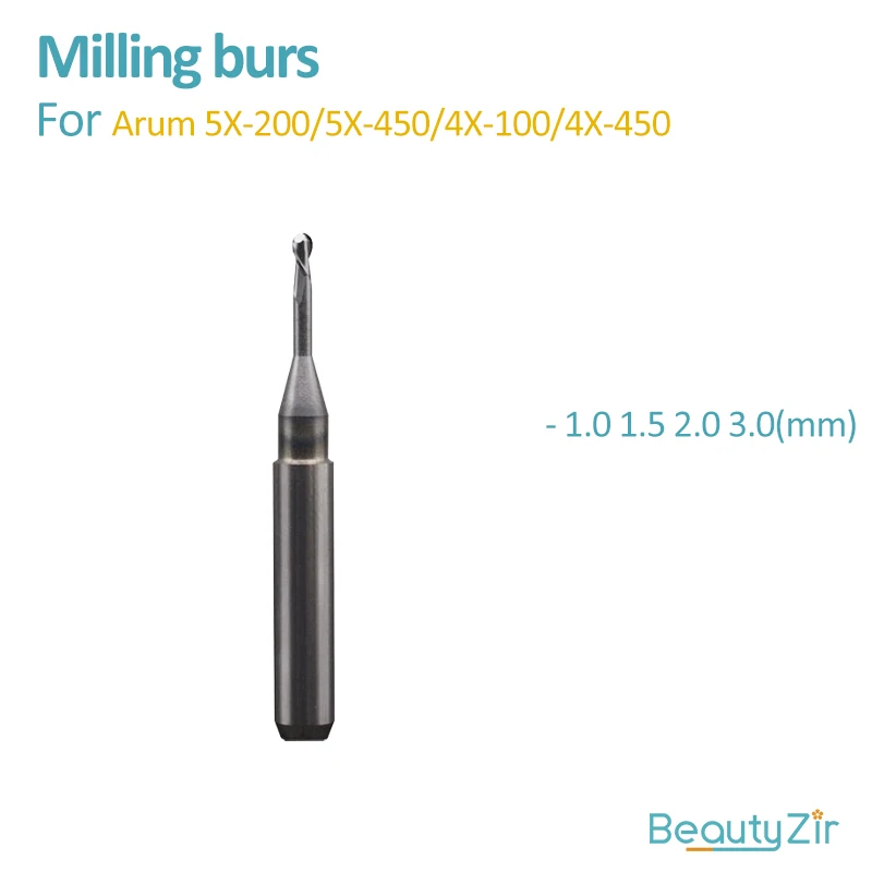 2 pieces Arum 5X-200 4X-100 5X-450 4X-450 milling burs dental cad cam milling burs