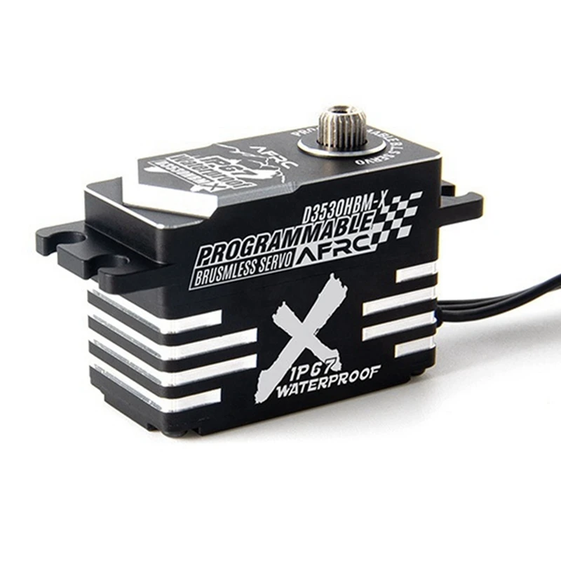 

AFRC D3530HBM-X Low Profile Pro Hv Brushless Waterproof Programmable Smart Servo for Yokomo Drift Rc Car Boat Diy Parts