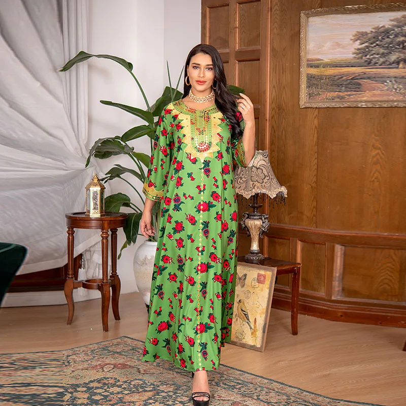 Eid Turkey Abayas for Women Dubai Abaya Mubarak Muslim Fashion Hijab Dress Islam Clothing Caftan Robe Musulmans Djellaba Femme