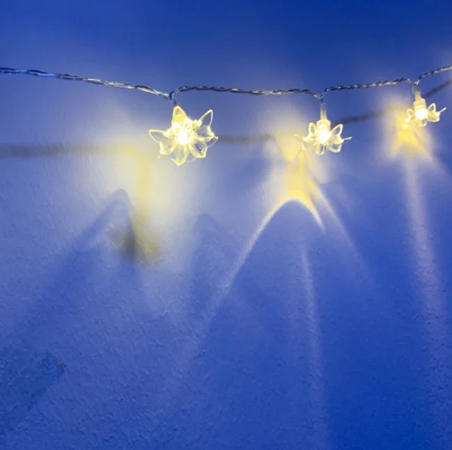 

Led petal shaped lamp string decorative lamp tree lamp star lamp