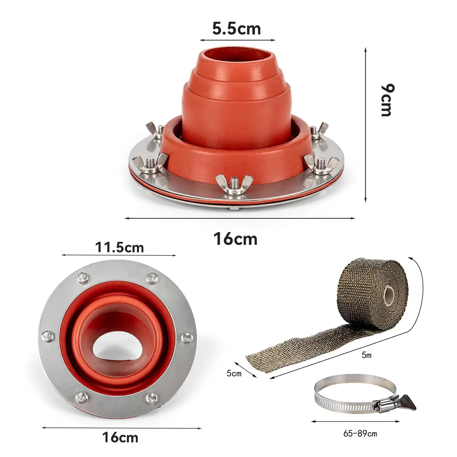 Палатка-печь Джек Труба Вентиляционная трубка Печь Дымоход Высокотемпературный