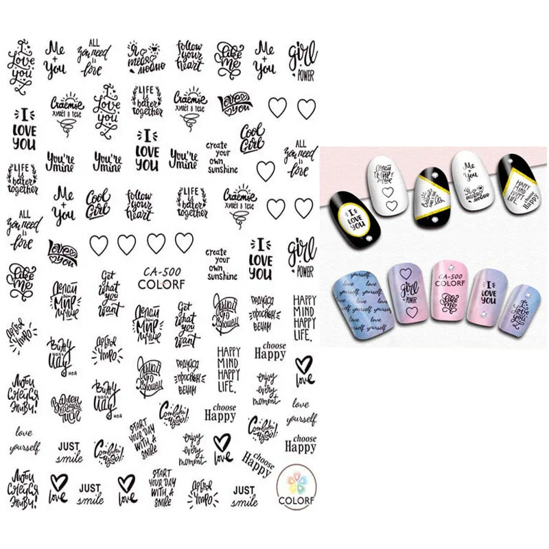 Наклейки для ногтей наклейки | Красота и здоровье